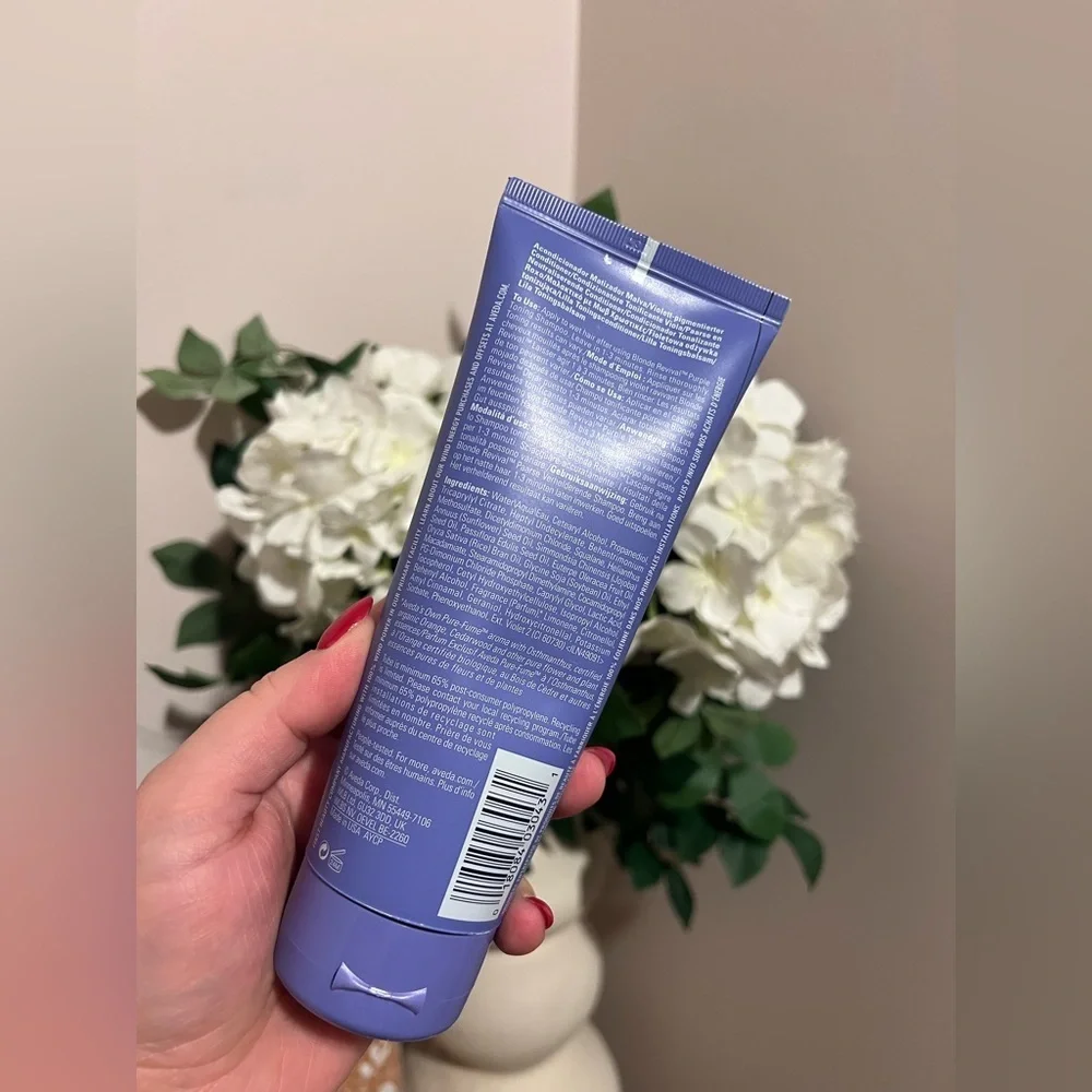 AVEDA • BLONDE REVIVAL • PURPLE TONING SHAMPOO & CONDITIONER BUNDLE
